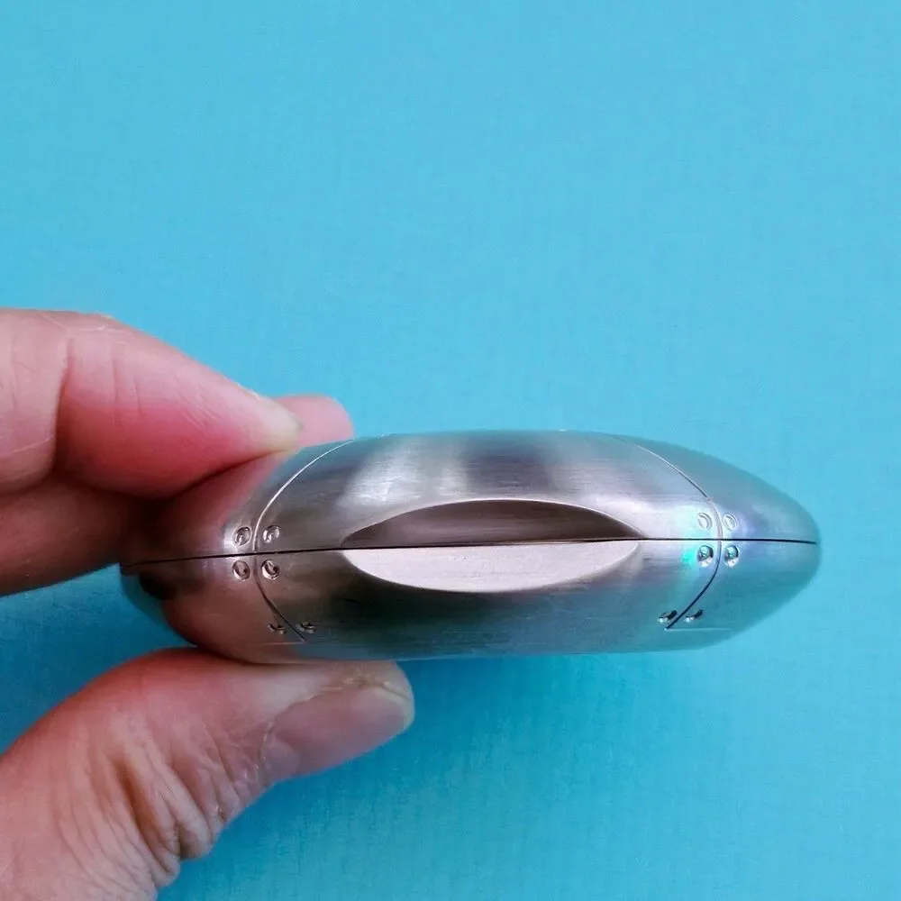 RARE Tiffany & Co. Streamerica Perisphere Trinket/ Pill Box, Paperweight 145 gr